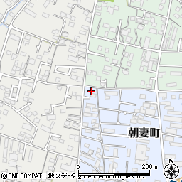 福岡県久留米市朝妻町1-3周辺の地図