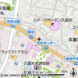 ドッとあーる賃貸久留米合川店周辺の地図
