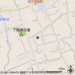 福岡県久留米市草野町吉木2271周辺の地図