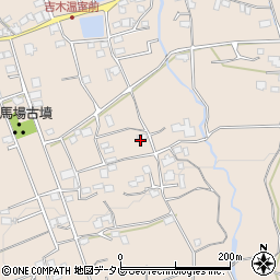 福岡県久留米市草野町吉木2458周辺の地図