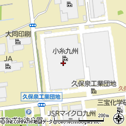 小糸九州周辺の地図