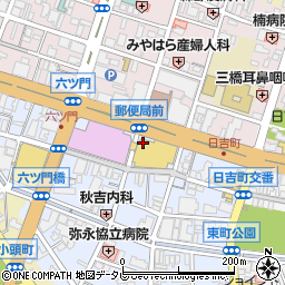 あけぼの・六角堂の薬草園周辺の地図