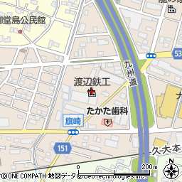 株式会社レンタルのニッケン　久留米営業所周辺の地図