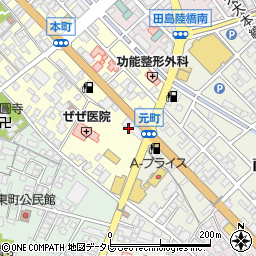 出光リテール販売株式会社　九州カンパニー日田給油所周辺の地図