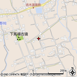 福岡県久留米市草野町吉木2274周辺の地図
