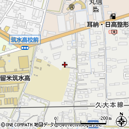 福岡県久留米市山川町1482周辺の地図