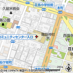 福岡県久留米市荘島町19周辺の地図