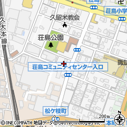 福岡県久留米市荘島町12周辺の地図