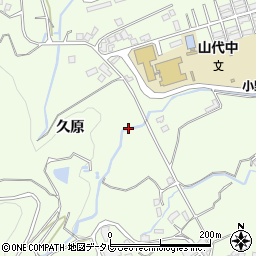 佐賀県伊万里市山代町（久原）周辺の地図