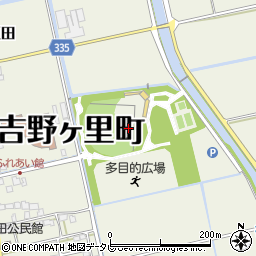 佐賀県神埼郡吉野ヶ里町豆田周辺の地図
