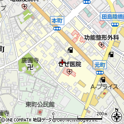 本町公民館周辺の地図