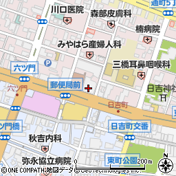 三菱ＵＦＪ銀行久留米支店周辺の地図