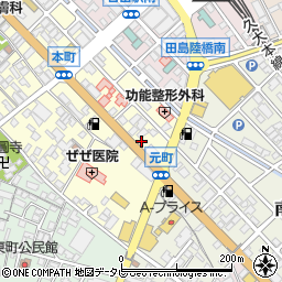大分県日田市本町11周辺の地図