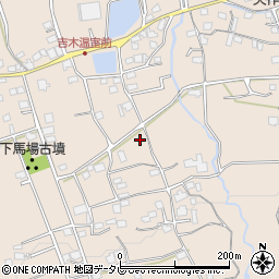 福岡県久留米市草野町吉木2463周辺の地図