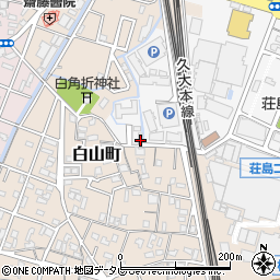 福岡県久留米市荘島町334-20周辺の地図