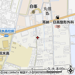 福岡県久留米市山川町1471周辺の地図