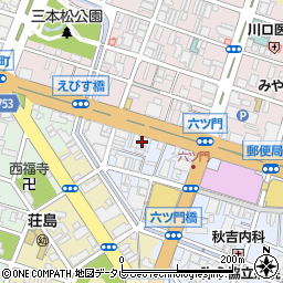 西日本観光タクシー本社周辺の地図