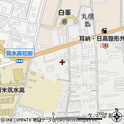 福岡県久留米市山川町1481周辺の地図