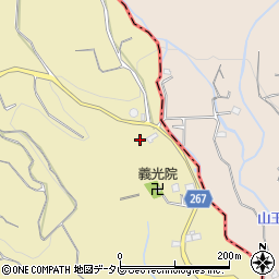 佐賀県小城市東分21周辺の地図