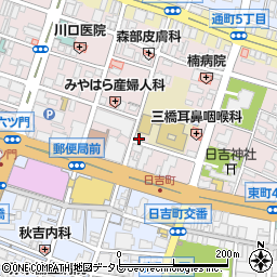 日吉校区コミュニティセンター周辺の地図