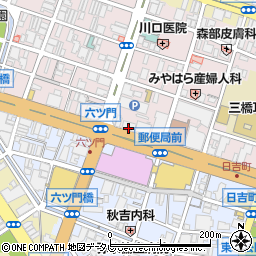 筑邦銀行日吉町支店周辺の地図