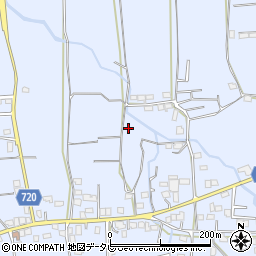 福岡県久留米市山本町耳納周辺の地図