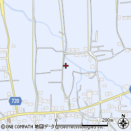 福岡県久留米市山本町（耳納）周辺の地図