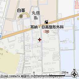 福岡県久留米市山川町1654周辺の地図