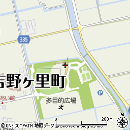 吉野ヶ里町役場　中央公園野球場周辺の地図
