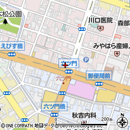 三井住友銀行久留米支店周辺の地図