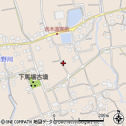 福岡県久留米市草野町吉木2476周辺の地図
