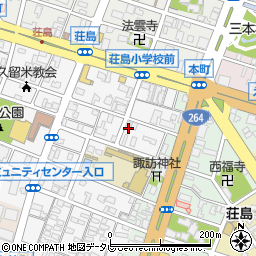 福岡県久留米市荘島町18-1周辺の地図