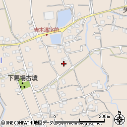 福岡県久留米市草野町吉木2470周辺の地図
