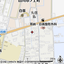 福岡県久留米市山川町1643周辺の地図