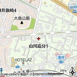 長田広告株式会社　久留米営業所周辺の地図