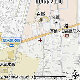 福岡県久留米市山川町1623周辺の地図