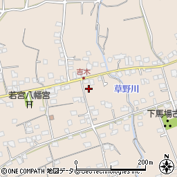 福岡県久留米市草野町吉木1373周辺の地図
