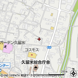 福岡県久留米市合川町1722周辺の地図