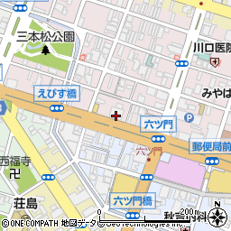 日本生命保険相互会社　ライフプラザ久留米・ご来店窓口周辺の地図