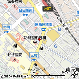 大分県日田市元町19-5周辺の地図