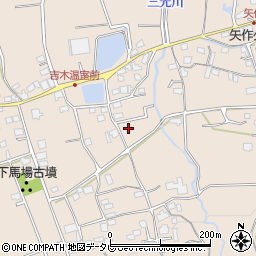 福岡県久留米市草野町吉木2544周辺の地図