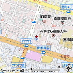 日本福音ルーテル久留米教会周辺の地図
