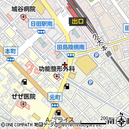 大分県日田市元町19-3周辺の地図