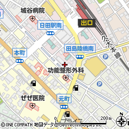 大分県日田市元町19周辺の地図