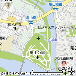 大分県日田市中ノ島町600-1周辺の地図