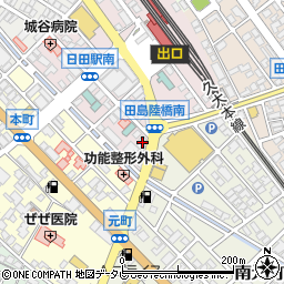 大分県日田市元町19-1周辺の地図