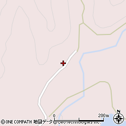 愛媛県宇和島市三間町黒井地2077周辺の地図