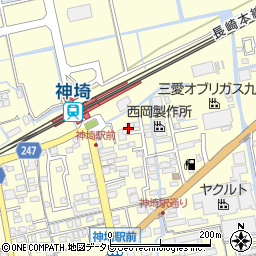 レスパス神埼２周辺の地図