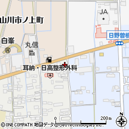 福岡県久留米市山川町1662周辺の地図