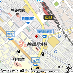 大分県日田市元町19-25周辺の地図